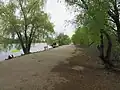 Am Fluss Desna in der Ukraine