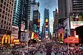 Am Times Square ist immer viel los.