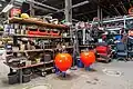 In Haltern am See, in Nordrhein-Westfalen: Werkzeughalle einer alten Fabrik.