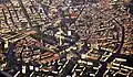 Der Alexanderplatz mit dem Fernsehturm aus der Luft fotografiert