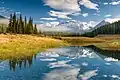 Im Banff-Nationalpark in der Provinz Alberta: die Rocky Mountains.