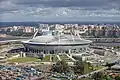 Das Stadion auf der Krestowski-Insel heißt heute Gazprom-Arena.