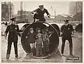 Ein Reklamefoto für einen Film von 1922. „Die kleinen Strolche“ wurden vor allem Stars, als ihre Filme später Ton hatten.