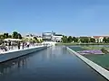 Schwimmende Wiese von der Bundesgartenschau, Burgsee