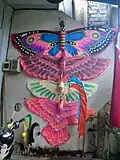 Flugdrachen aus Bali, das zu Indonesien gehört