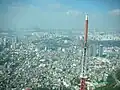 Ein Blick auf Seoul vom N Seoul Tower