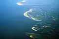 Die Küste von Nordfriesland, das zu Schleswig-Holstein gehört
