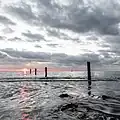 Sonnenuntergang am Weststrand