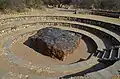 Der Hoba-Meteorit in Namibia im Süden von Afrika