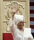 Präsidentin Ellen Johnson Sirleaf ist das Staatsoberhaupt.