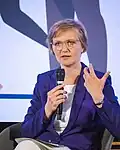 Franziska Brantner ist die Chefin der Bundespartei, gemeinsam mit Felix Banaszak.