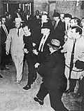 Hier wird der Mörder des US-Präsidenten John F. Kennedy ermordet.