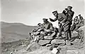 Ein altes Foto von den Kriegen zwischen Spanien und marokkanischen Stämmen
