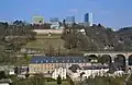 Im Stadtviertel Kirchberg der Hauptstadt stehen einige Gebäude der Europäischen Union.
