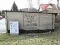 Am Anfang des Jahres 1990 in Sachsen: Hier meinte jemand wohl, dass er nicht mehr von der SED-PDS regiert werden will.