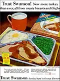 Aus dem Jahr 1963: Reklame in den USA für ein Fertiggericht.