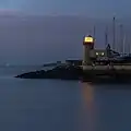 Der Leuchtturm von Howth Harbour in Irland