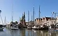 Der Hafen von Hoorn: Diese alte Stadt liegt heute am Markermeer.