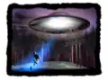 Wie ein UFO einen Menschen entführen würde, Zeichnung