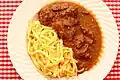 Gulasch mit Spätzle