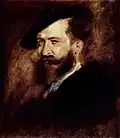 Wilhelm Busch, hier schon etwas älter, erfand und zeichnete die Geschichte mit etwa dreißig Jahren.