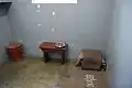 So sah die Gefängniszelle von Mandela aus.