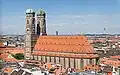 Eines der vielen Wahrzeichen von München: die Frauenkirche.