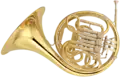 Das Horn ist auch ein Blechblasinstrument.