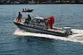 Ein Schiff der türkischen Küstenwache, eines Teils der Marine der Türkei
