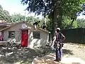 Hier in Mexiko wird an einem Dach gearbeitet.