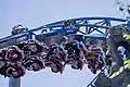 Auch manche Achterbahnen können eine „Schraube“ fahren.