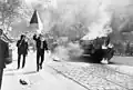 Ein Aufstand in der Tschechoslowakei gegen die Kommunisten, im Jahr 1968