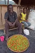 Hier wird Pfeffer verkauft.