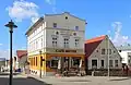 In der Stadt Bergen, der größten auf Rügen