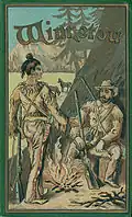 Der Buchdeckel aus dem Jahr 1893: Winnetou mit seinem Freund Old Shatterhand