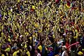 Fans der Nationalmannschaft im Stadion El Campín