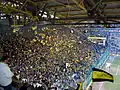 Fußball-Fans im Stadion von Borussia Dortmund