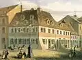 In diesem Haus wurde der Komponist Robert Schumann geboren. Heute ist es ein Museum.
