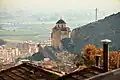 Das Santuario de San Roque, vom Berg aus gesehen