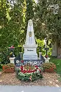 Sein Grab auf dem Zentralfriedhof in Wien
