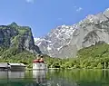 Der Königssee mit der Bartholomäuskirche