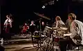 Musiker auf einer Bühne in der Ukraine