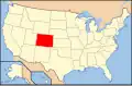 Colorado liegt mitten in den USA.