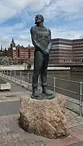 Die Störtebeker-Statue in Hamburg