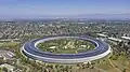 Das Hauptgebäude von Apple steht in Cupertino in Kalifornien.