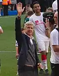 Arsène Wenger bei seinem letzten Spiel als Arsenal-Trainer