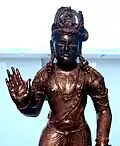Der Bodhisattva Avalokitesvara: Diese Statue aus Bronze ist etwa 1800 Jahre alt.