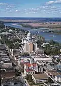 Ein Blick über die Hauptstadt Jefferson City