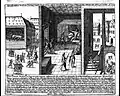 Wie Wallenstein ermordet wurde, auf einem Flugblatt der damaligen Zeit