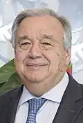 Seit dem Jahr 2017 ist António Guterres aus Portugal der Generalsekretär.